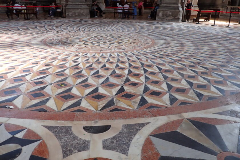 Bodenmosaik Bassilika Santa Maria deella Salute, Venedig