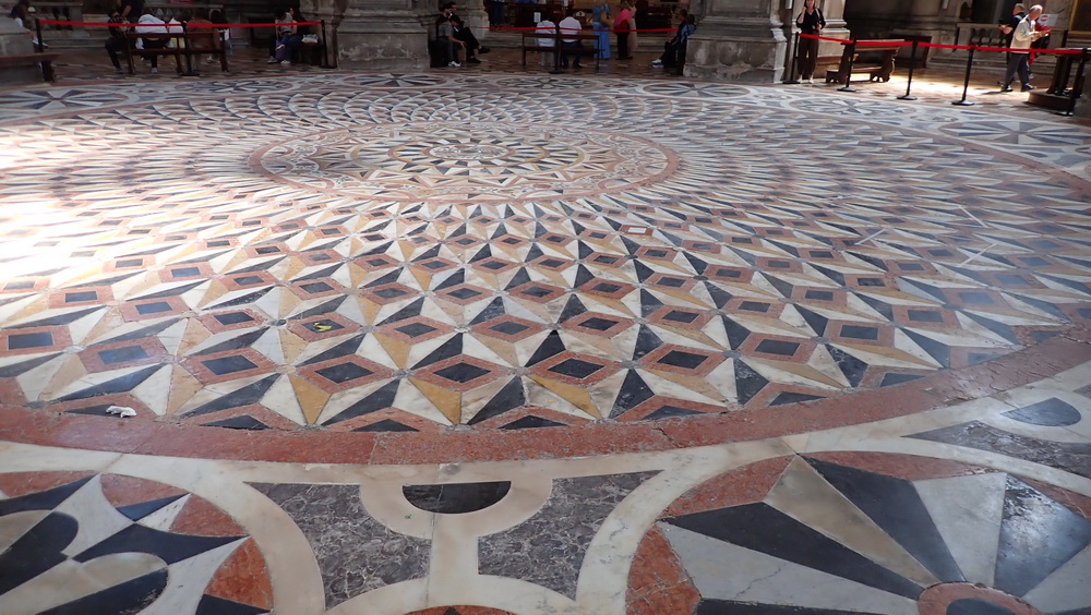 Bodenmosaik Bassilika Santa Maria deella Salute, Venedig